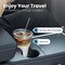 100 Pack 20 oz Clear Plastic Cups with Flat Lids, Disposable Iced Coffee Cups, BPA Free Premium Crystal Smoothie Cup for Party, Lemonade Stand, Cold Drinks, Juice, Milkshake